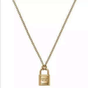 NWT-Michael Kors Padlock Necklace